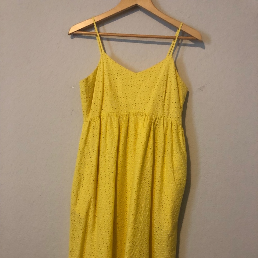 Yellow summer dress